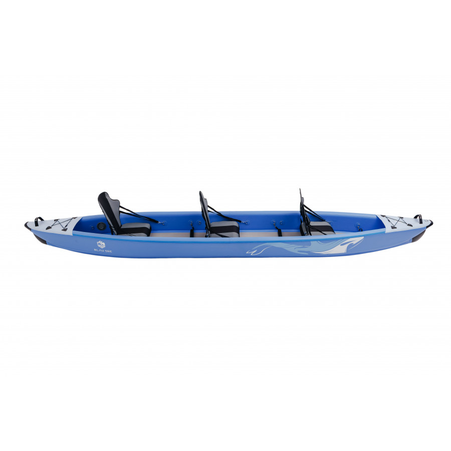 Надувной каяк трехместный Blau See Whale-3 